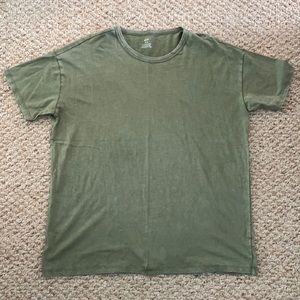Aerie Green Boyfriend Tee
